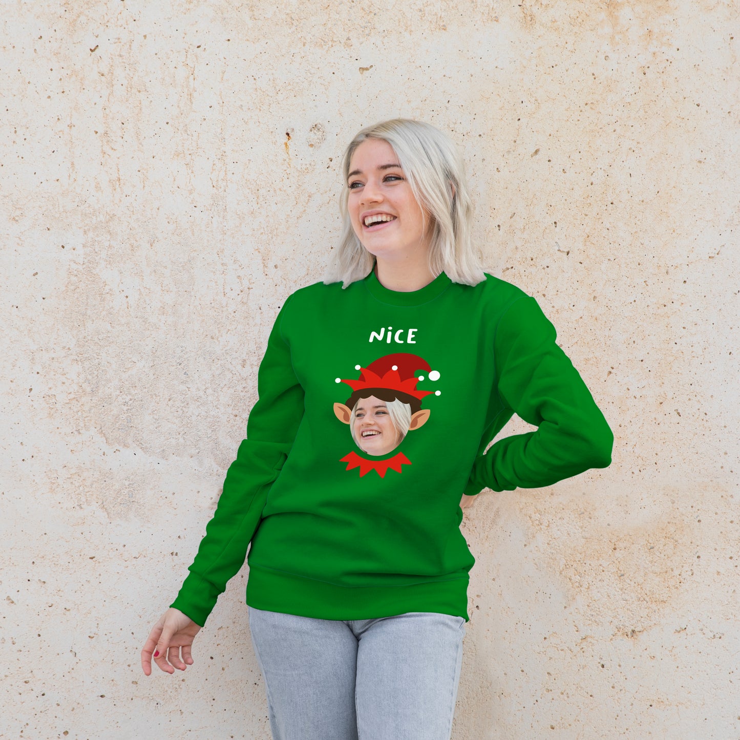 Nice Elf - Christmas Jumper