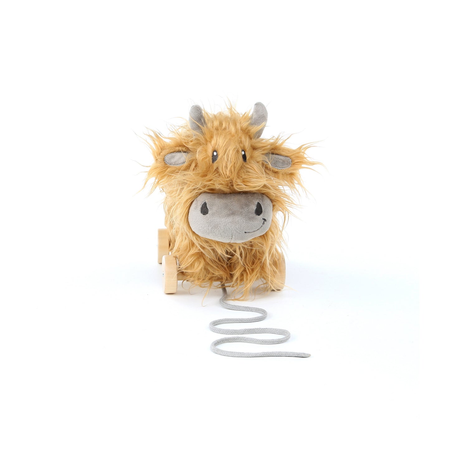 Hubert Highland Cow Pull Along Toy