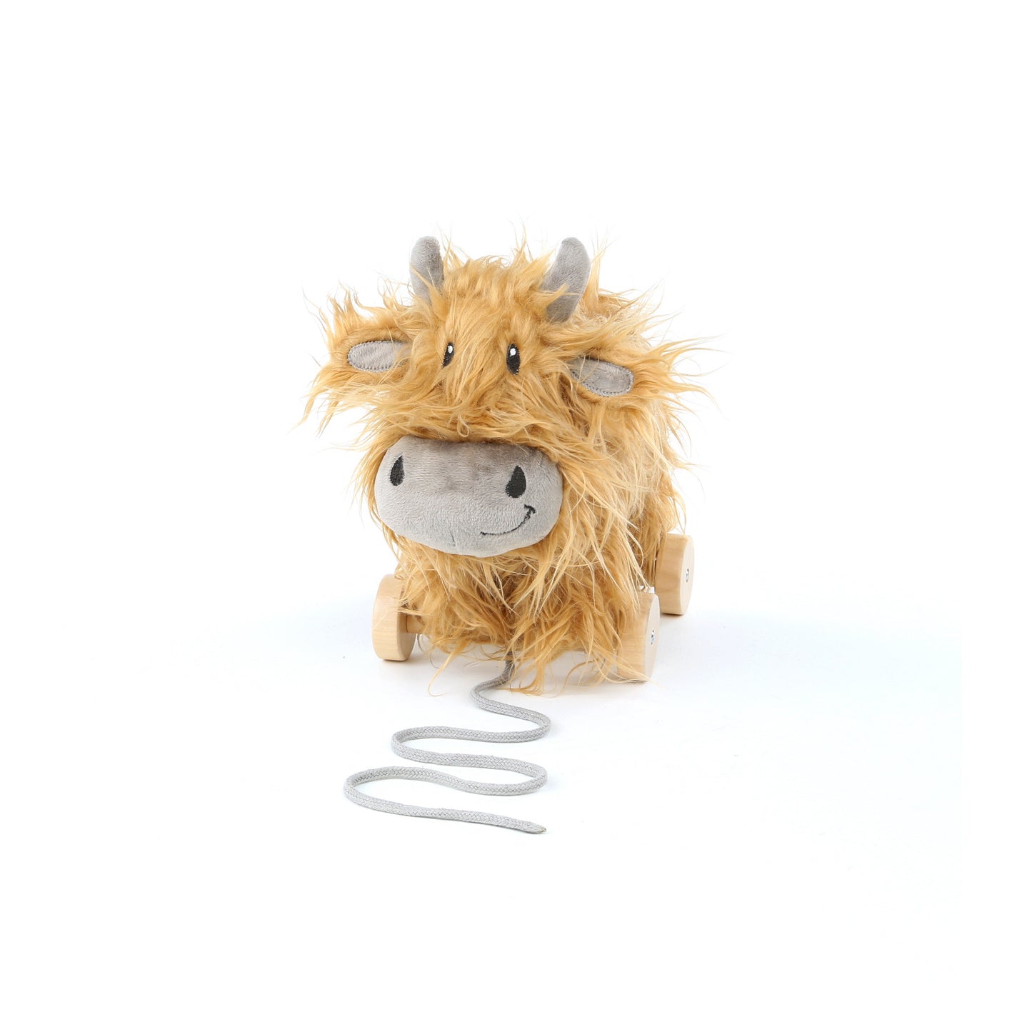 Hubert Highland Cow Pull Along Toy