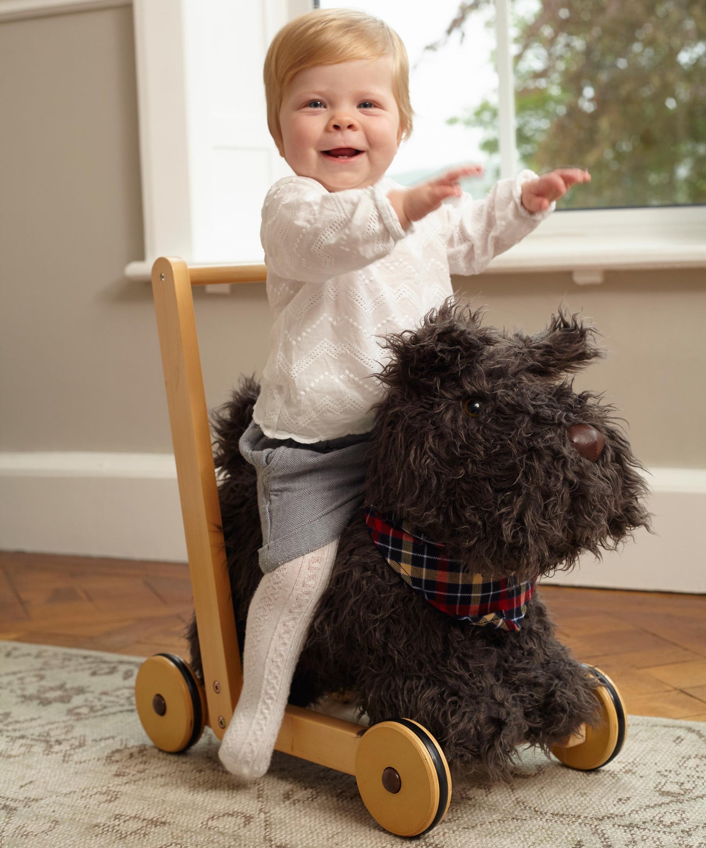 Scottie Dog Baby Walker / Push Along