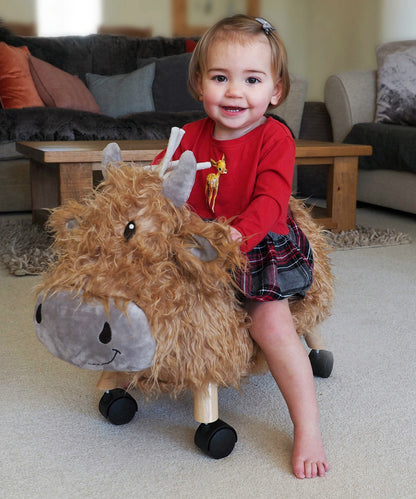 Hubert Highland Cow Ride On Toy