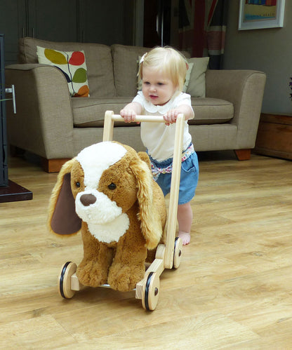 Peanut Pup Baby Walker / Push Along Dog