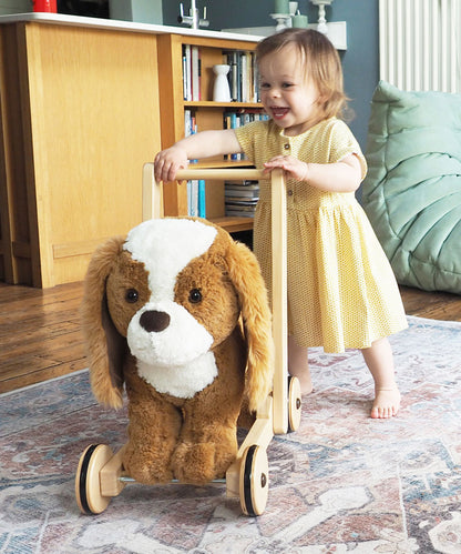 Peanut Pup Baby Walker / Push Along Dog