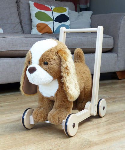 Peanut Pup Baby Walker / Push Along Dog