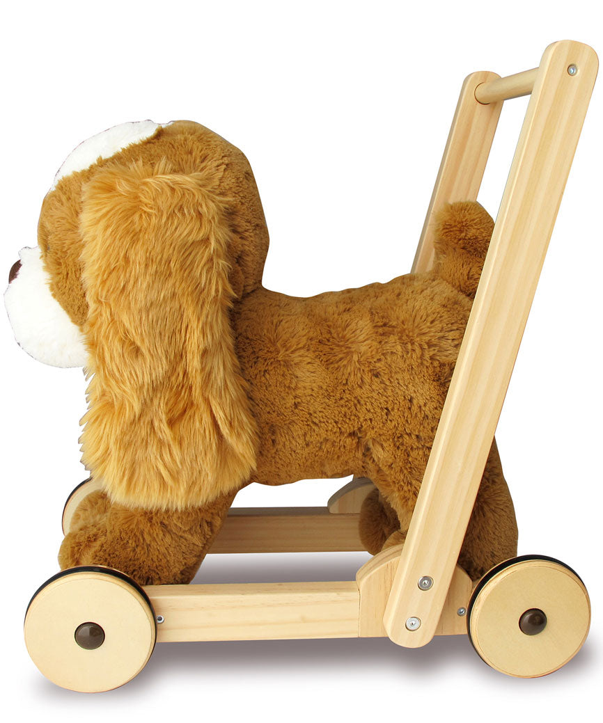 Peanut Pup Baby Walker / Push Along Dog