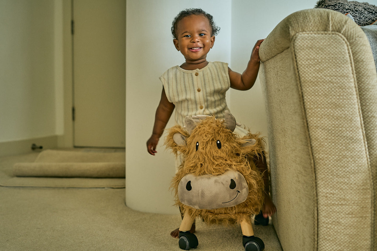 Hubert Highland Cow Ride On Toy