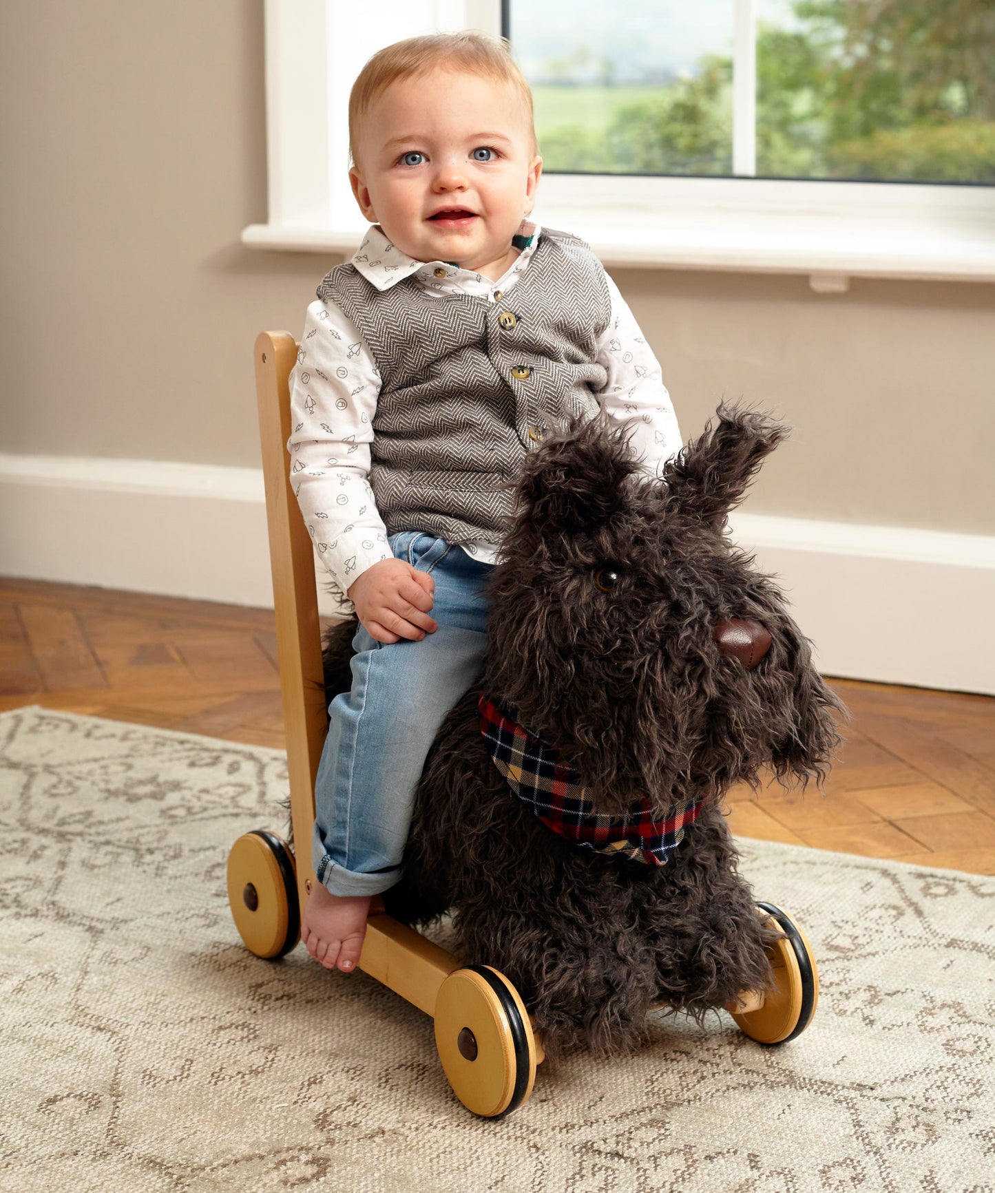 Scottie Dog Baby Walker / Push Along