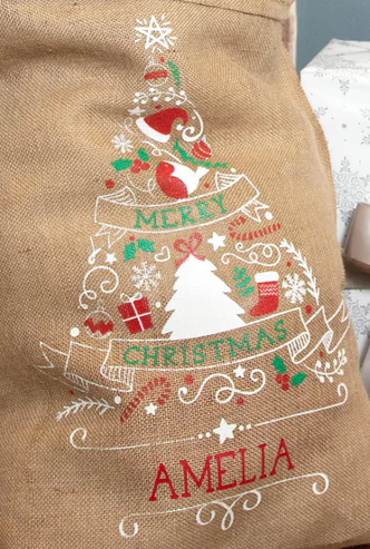 Christmas Tree - Santa Sack