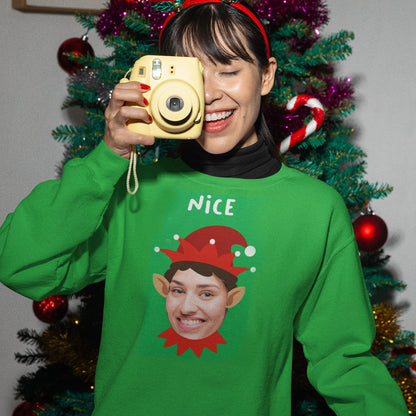 Nice Elf - Christmas Jumper