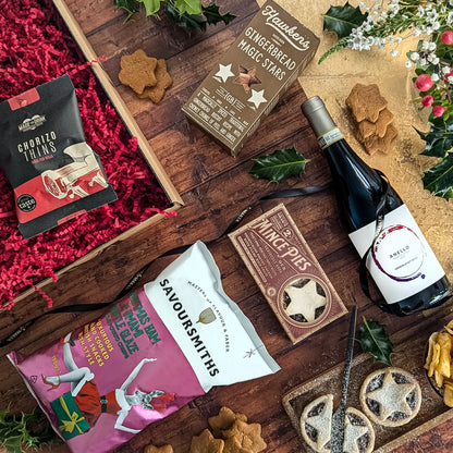 IMP&MAKER Christmas Red Wine and Treats Hamper