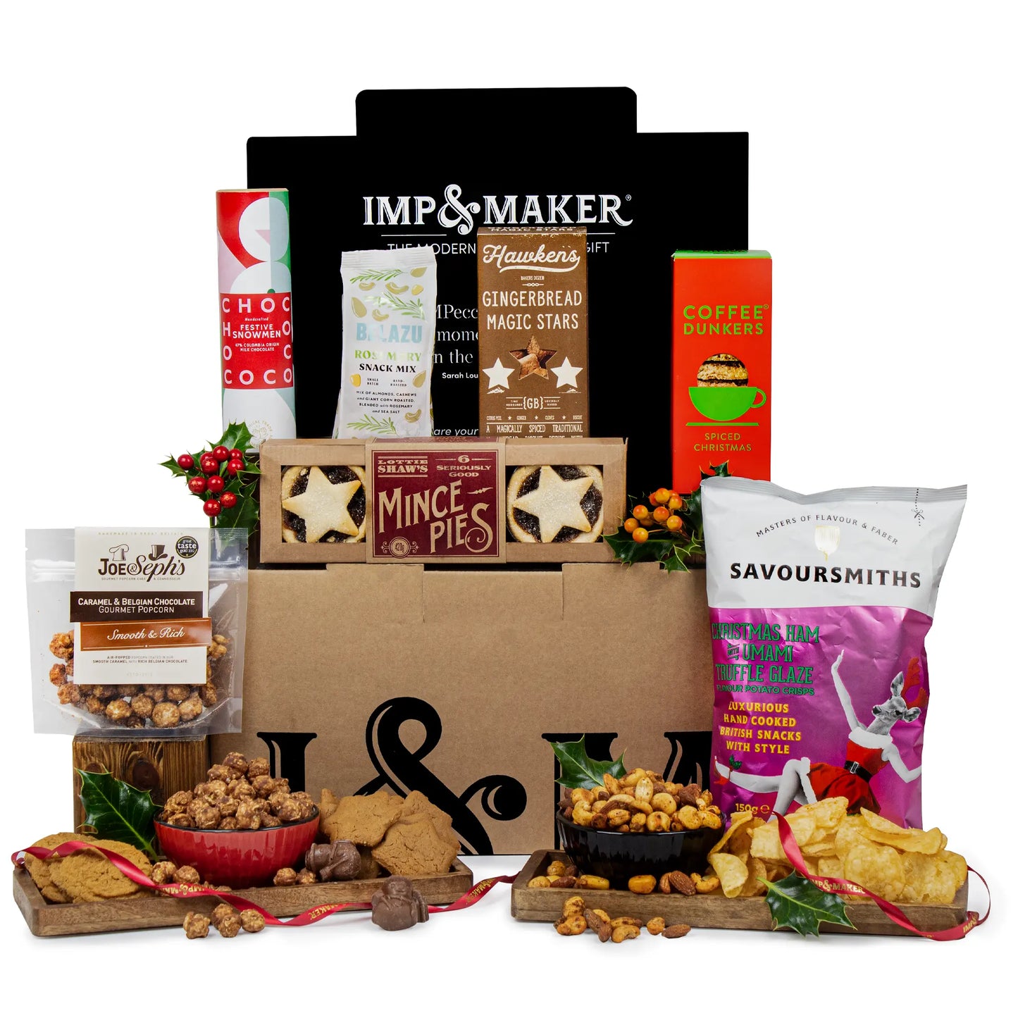 IMP&MAKER Naughty But Nice Snacks and Treats Hamper