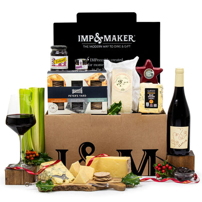 IMP&MAKER Signature Christmas Cheese and Wine Hamper