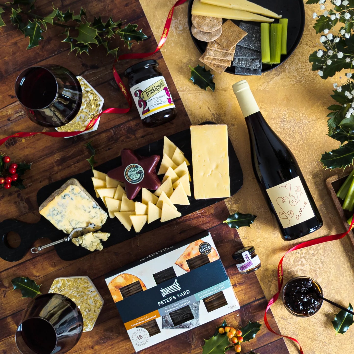 IMP&MAKER Signature Christmas Cheese and Wine Hamper